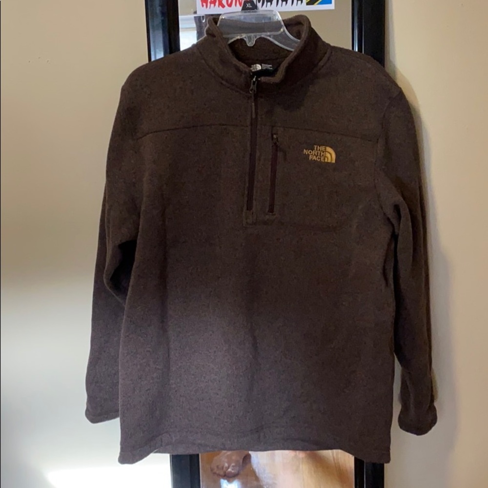 North face 1/4 zip sweater